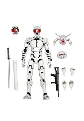 NECA Figura Ultimate Elite Synja Patrol Bot Teenage Mutant The Last Ronin Tortugas Ninja 18cm Articulada Accesorios