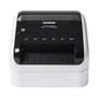 Brother QL-1110NWBc Impresora de Etiquetas Profesional Térmica Directa, 300 x 300 DPI, Conexión USB, LAN, Wi-Fi, Bluetooth, Color Negro/Blanco, Ref: QL-1110NWBc