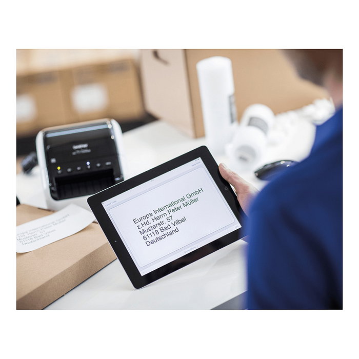 Brother QL-1110NWB Impresora de Etiquetas con USB, LAN, WLAN y Bluetooth Brother QL-1110NWB Impresora de Etiquetas con USB, LAN, WLAN y Bluetooth