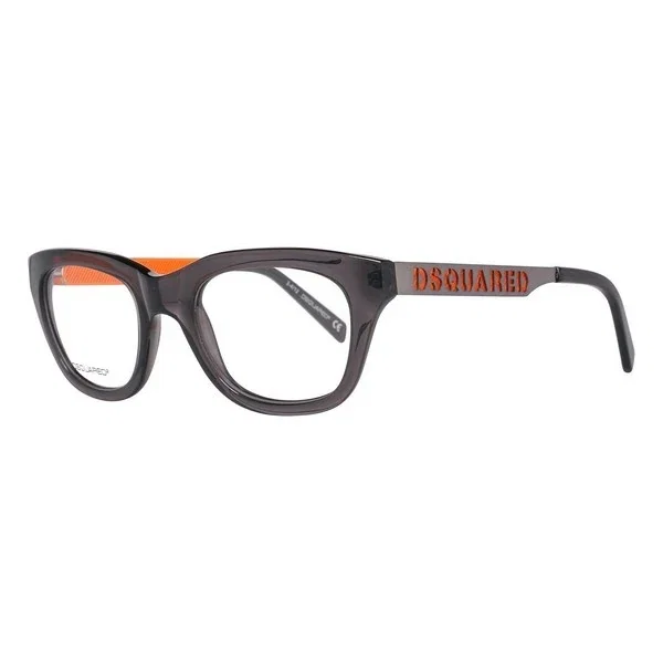 Dsquared2 DQ5096-020-50 Montura de Gafas Unisex Gris Dsquared2 DQ5096-020-50 Montura de Gafas Unisex Gris