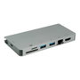 ROLINE Dockingstation USB Type-C 12.02.1022 con HDMI 4K, VGA y LAN Gris