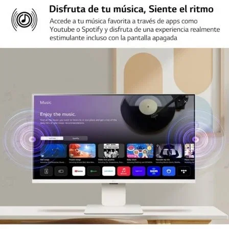LG MyView Smart Monitor 32SR50F-W 31.5" Full HD IPS Smart TV webOS23 Home Office Blanco LG MyView Smart Monitor 32SR50F-W 31.5" Full HD IPS Smart TV webOS23 Home Office Blanco