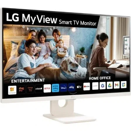 LG MyView Smart Monitor 32SR50F-W 31.5" Full HD IPS Smart TV webOS23 Home Office Blanco LG MyView Smart Monitor 32SR50F-W 31.5" Full HD IPS Smart TV webOS23 Home Office Blanco