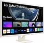 LG 32SR50F-W Smart Monitor WebOS23 80 cm/31.5" Full HD 1920x1080 IPS Pantalla LED para PC/TV Blanco con WiFi, Bluetooth, 2xHDMI, Altavoces 10W