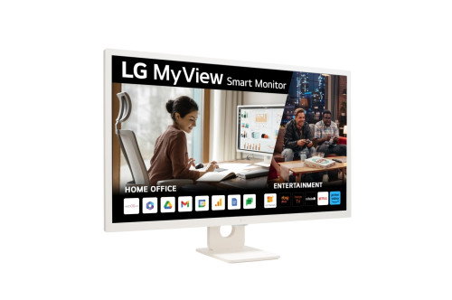 LG Smart Monitor MyView 32SR50F-W 31,5 Pulgadas Full HD IPS Blanco LG Smart Monitor MyView 32SR50F-W 31,5 Pulgadas Full HD IPS Blanco
