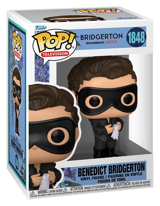 Funko Pop! Benedict Bridgerton - Bridgerton (Netflix Series) Figura Coleccionable Enmascarada