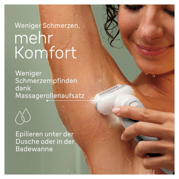 Braun Silk-épil 9-341 Depiladora Wet & Dry Blanco/Plata