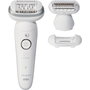 Braun Silk-épil 9-341 Depiladora Wet & Dry Blanco/Plata