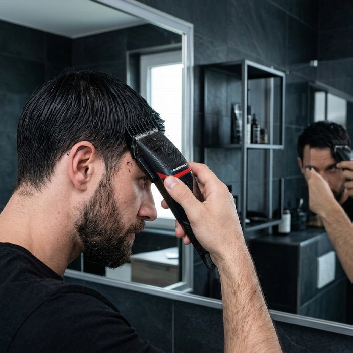 BLAUPUNKT - Cortapelo Recargable con Cuchilla de Cerámica, Digital, Incluye Accesorios