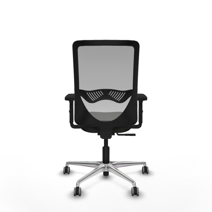 PIQUERAS Y CRESPO Silla de oficina Zulema con mecanismo Sincro, Negro y Gris