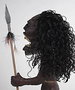 Los Enigmas de Karen Estatua Zuni Warrior 38 cm