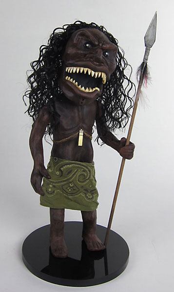 Los Enigmas de Karen Estatua Zuni Warrior 38 cm