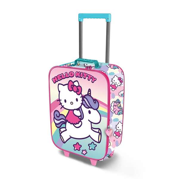 Hello Kitty Maleta Infantil Trolley Soft 3D Unicornio 52x33x17cm Rosa Equipaje Mano Hello Kitty Maleta Infantil Trolley Soft 3D Unicornio 52x33x17cm Rosa Equipaje Mano