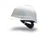Faru Casco de Protección Polietileno Ventilado con Ruleta y Arnés de 6 Puntos Color Blanco
