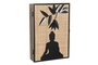 DKD Home Decor Guardallaves Oriental 2023 Natural Negro MDF 6 x 30 x 20 cm (2 Unidades)
