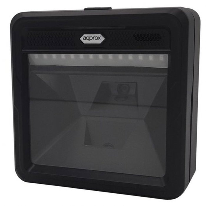 Approx Lector de Código de Barras 1D-2D APPLS08+ USB Negro