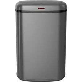 Kitchen Move Cubo de basura automático LOGAN 58 L Acero inoxidable gris mate