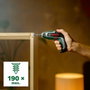 Bosch IXO 7 Atornillador inalámbrico con 10 puntas y caja de almacenamiento