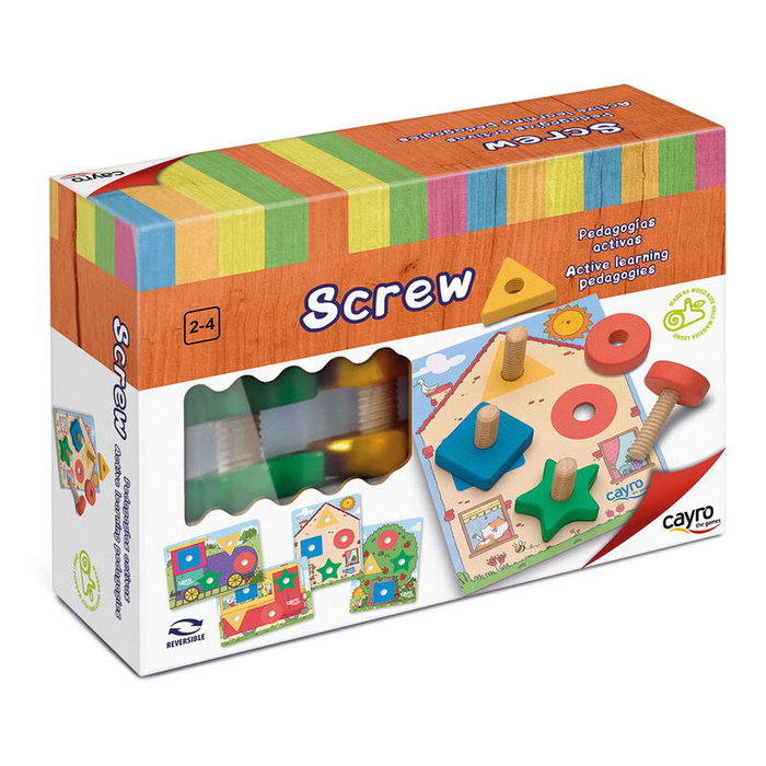 Cayro Juego Screw Montessori Cayro Juego Screw Montessori