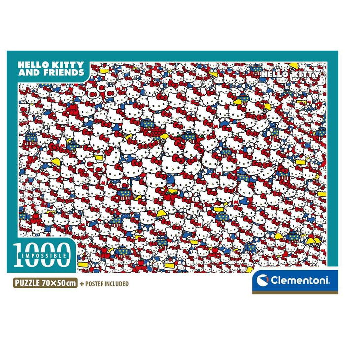 Clementoni Rompecabezas de 1000 piezas Hello Kitty Imposible - 37119 Clementoni Rompecabezas de 1000 piezas Hello Kitty Imposible - 37119