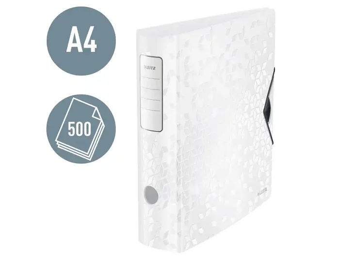 Leitz Archivador de palanca Active WOW Polifoam 180 DIN A4 Lomo 82 mm Blanco