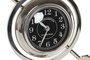 DKD Home Decor Reloj de Sobremesa de Aluminio Niquelado Plateado