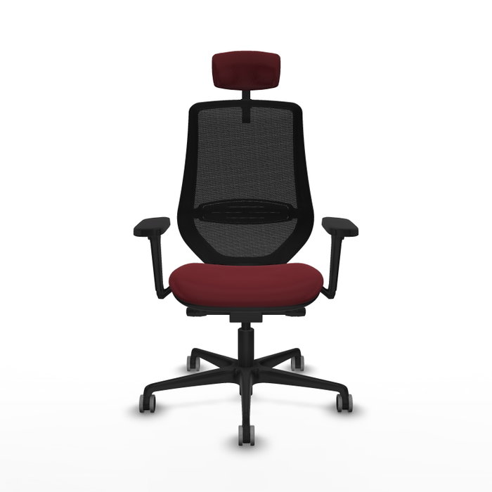PIQUERAS Y CRESPO Silla de oficina Mardos con mecanismo Sincro/Traslack, Granate y Negro PIQUERAS Y CRESPO Silla de oficina Mardos con mecanismo Sincro/Traslack, Granate y Negro