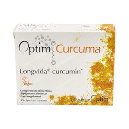 OPTIM LABORATOIRE Curcuma Longvida 45 Cápsulas con Curcumina de Alta Absorción