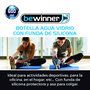 Inde Botella de Agua de Vidrio y Silicona Bewin 600 ml 7.2 x 7.2 x 24.5 cm (24 Unidades)