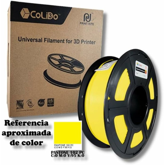 Colido Filamento PLA Amarillo 1.75mm 1kg Colido Filamento PLA Amarillo 1.75mm 1kg