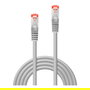 LINDY Cable de red RJ45 Patchkabel Cat6 S/FTP Basic gris claro 1 metro - Categoría 6, cable de parche S/FTP, para redes de datos