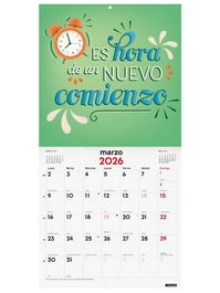 Calendario (2026) Finocam Pared Imagenes Mensual Para Escribir 300X300 Frases Inspiradoras