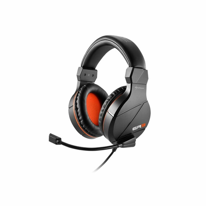 Sharkoon RUSH ER3 Auriculares Alámbrico Diadema Juego Negro, Rojo
