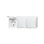 BUSCH-JAEGER 2084-0-0712 Enchufe Triple CEE 7/3 Blanco IP44