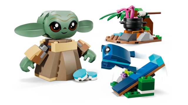 LEGO Star Wars Hogar de Grogu 75443, 107 piezas