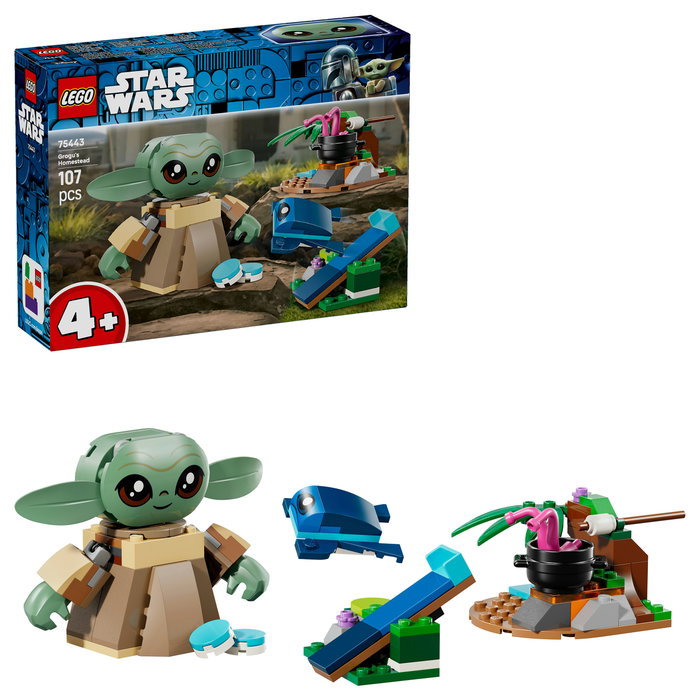LEGO Star Wars Hogar de Grogu 75443, 107 piezas