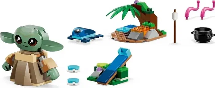 LEGO Star Wars Hogar de Grogu 75443, 107 piezas