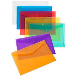 Carchivo Sobre Folio C-Broche PP Translúcido 200 Micras Amarillo