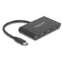 DeLOCK Hub USB 3.2 Gen 1 Type-C con 3 puertos USB Type-C y 1 puerto PD 100W