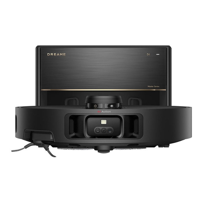 Dreame X40 Master Saugroboter con Estación de Autovaciado y Fregado, Negro, 12000 Pa, LDS, 180 Min, WiFi, Alexa