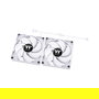 Thermaltake CT140 Ventilador PC Refrigeración 140mm Blanco 500-1500 RPM Pack 2 Unidades