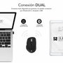 Subblim Comfort Ergo Dual Ratón Ergonómico Inalámbrico Negro