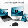 Subblim Comfort Ergo Dual Ratón Ergonómico Inalámbrico Negro