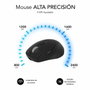 Subblim Comfort Ergo Dual Ratón Ergonómico Inalámbrico Negro