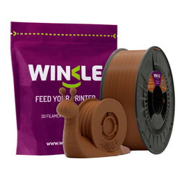 Winkle Filamento 3D PLA HD, Color Marrón Acacia, Diámetro 1.75 mm, 1 Kg - Material para Impresora 3D, Alta Compatibilidad y Acabado Profesional
