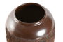 DKD Home Decor Jarrón de Cerámica Marrón Simil Óxido 16x16x31 cm