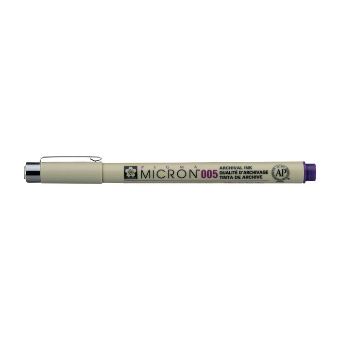 Sakura Pigma Micron 005 - 0.20 mm - Violeta Sakura Pigma Micron 005 - 0.20 mm - Violeta