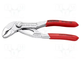 KNIPEX Alicates ajustables autoajustables para tubos 125mm