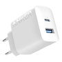 Anker Cargador 312 de 20W con USB-C y USB-A Blanco