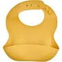 Thermobaby Babero de Silicona con Recogedor, Amarillo Miel - THE3023191570494